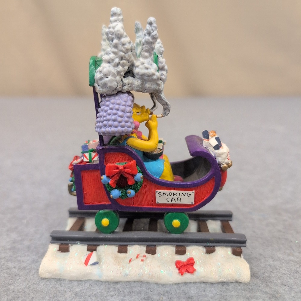 The Simpsons Christmas Express Smoking Car Patty Selma 2003 Sculpture 0454 - Picture 3 of 5